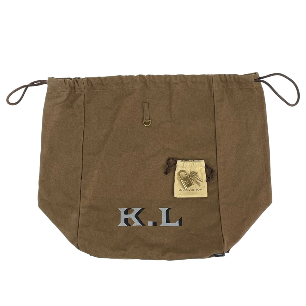 ルイ・ヴィトン パンチングバッグ ベビー カール ラガーフェルドコラボ トートバッグ モノグラム ブラウン M40230 レディース 【中古】brbag