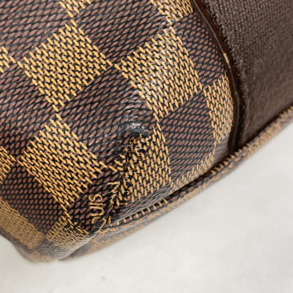 ルイ・ヴィトン カバ ボブール 肩掛け ショルダーバッグ トートバッグ ダミエ ブラウン N52006 レディース 【中古】brbag