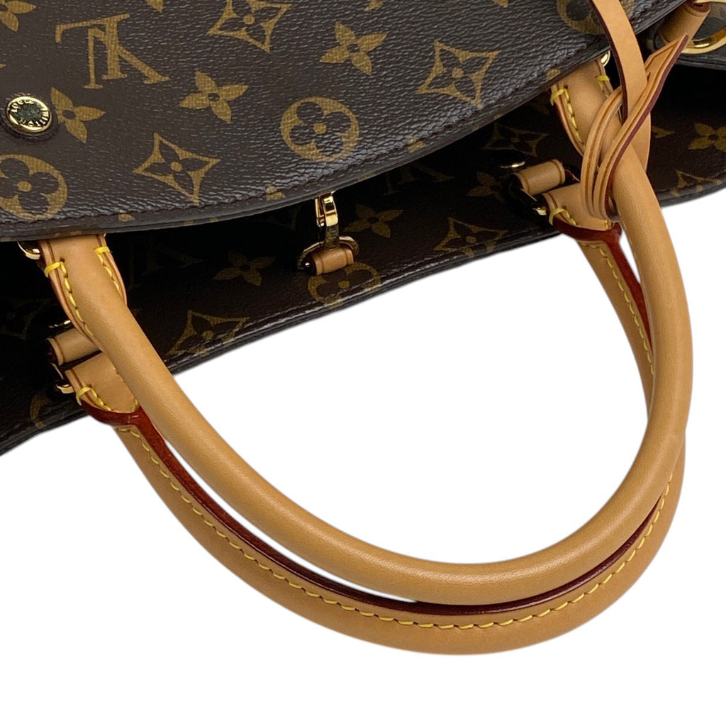 ルイ・ヴィトン モンテーニュ GM ハンドバッグ モノグラム ブラウン M41067 レディース 【中古】brbag