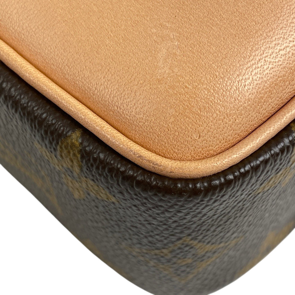 ルイ・ヴィトン ポルトドキュマン ヴォワヤージュ ハンドバッグ 旅行 ビジネスバッグ モノグラム ブラウン M53361 メンズ 【中古】brbag