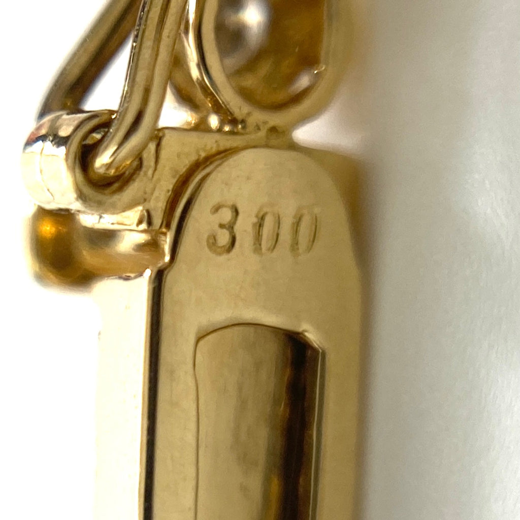 メレダイヤ デザインネックレス YG イエローゴールド ネックレス K18 ダイヤモンド レディース 【中古】nbjwl