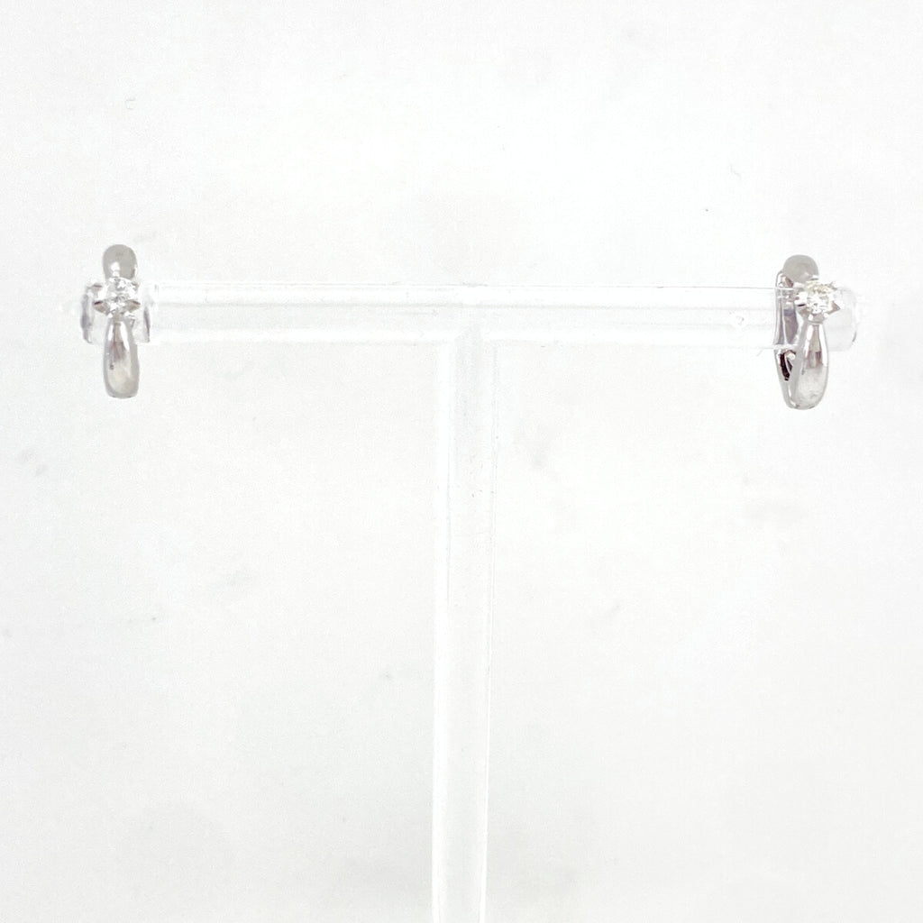 ダイヤモンド デザインイヤリング イヤリング K18 ダイヤモンド レディース 【中古】nbjwl