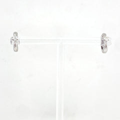 ダイヤモンド デザインイヤリング イヤリング K18 ダイヤモンド レディース 【中古】nbjwl