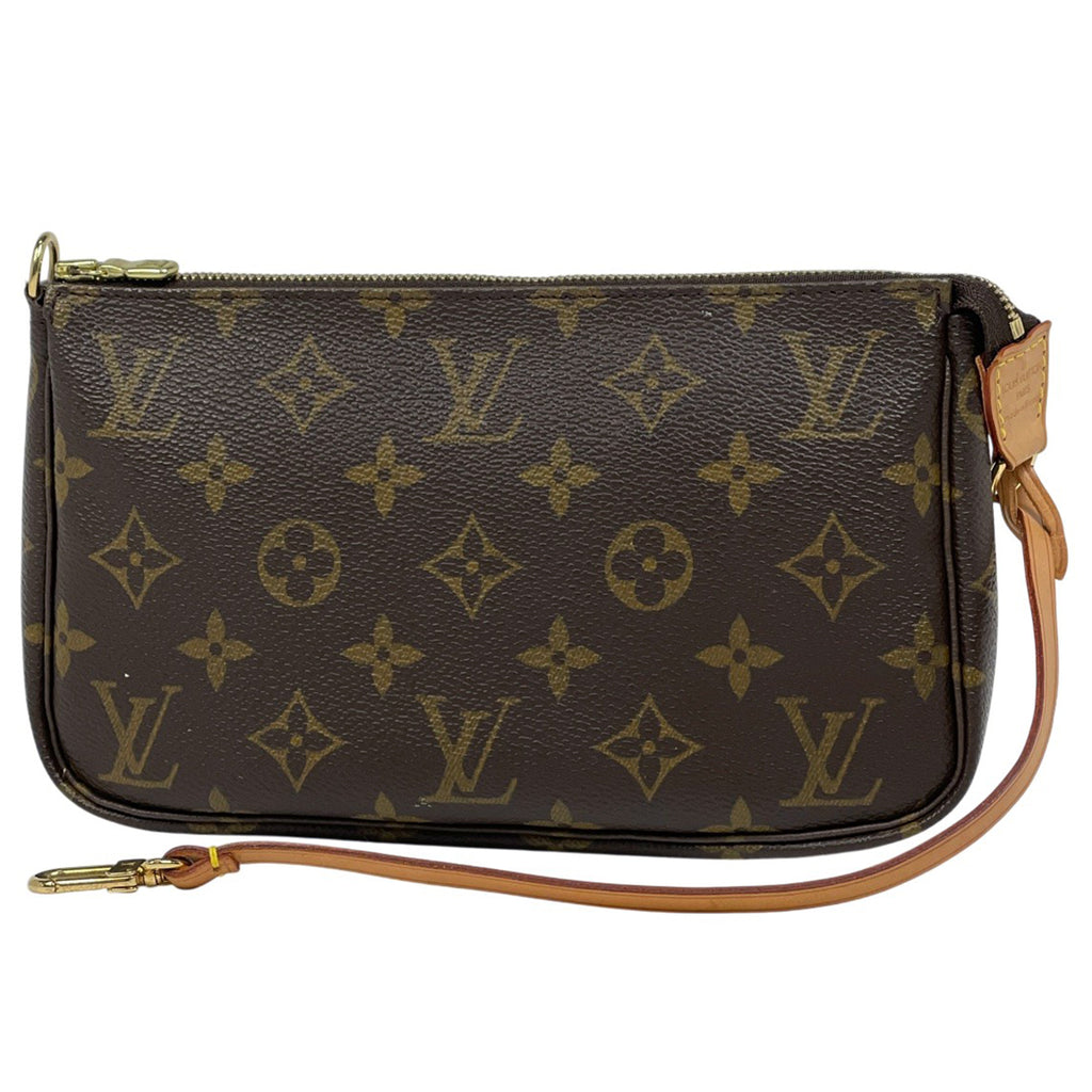 ルイ・ヴィトン ポシェット アクセソワール メイク コスメ アクセサリーポーチ モノグラム ブラウン M51980 レディース 【中古】brbag