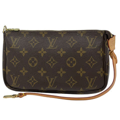 ルイ・ヴィトン ポシェット アクセソワール メイク コスメ アクセサリーポーチ モノグラム ブラウン M51980 レディース 【中古】brbag