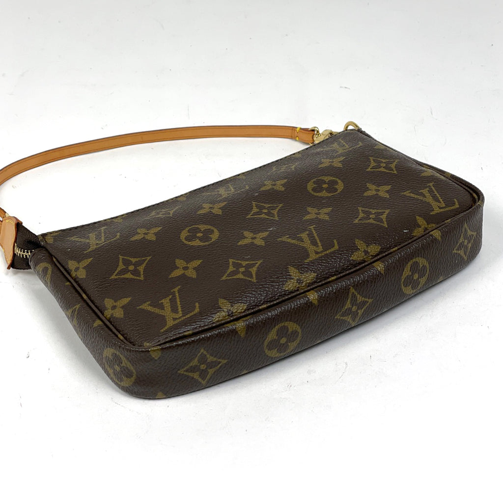 ルイ・ヴィトン ポシェット アクセソワール メイク コスメ アクセサリーポーチ モノグラム ブラウン M51980 レディース 【中古】brbag