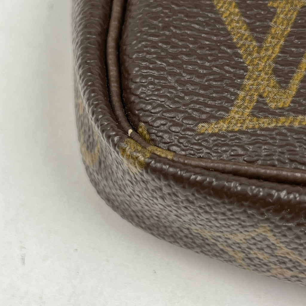 ルイ・ヴィトン ポシェット アクセソワール メイク コスメ アクセサリーポーチ モノグラム ブラウン M51980 レディース 【中古】brbag