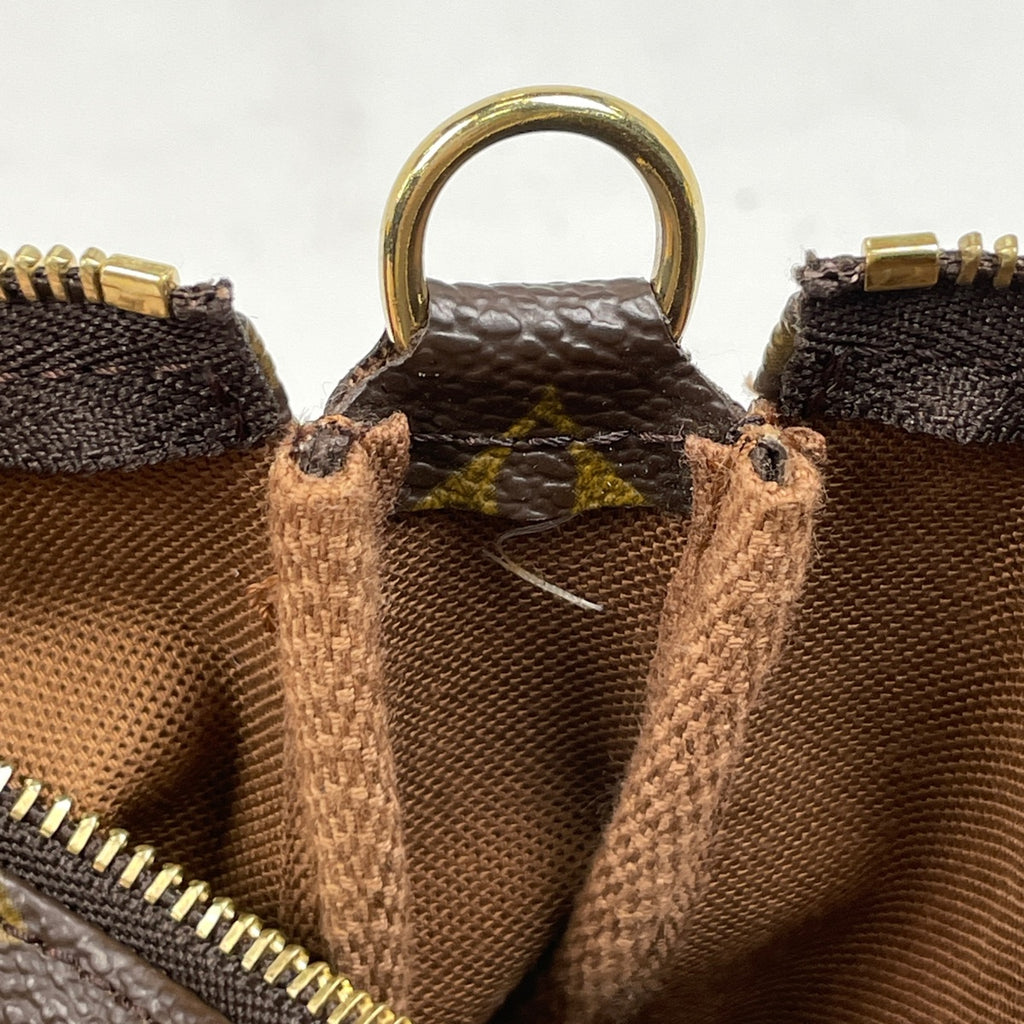 ルイ・ヴィトン ポシェット アクセソワール メイク コスメ アクセサリーポーチ モノグラム ブラウン M51980 レディース 【中古】brbag