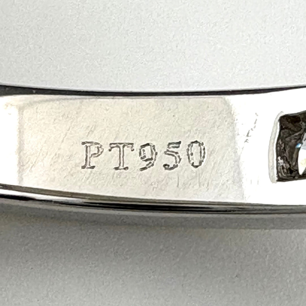 ティファニー Vバンド リング プラチナ 指輪 メレダイヤ リング 10号 Pt950 ダイヤモンド レディース 【中古】brjwl