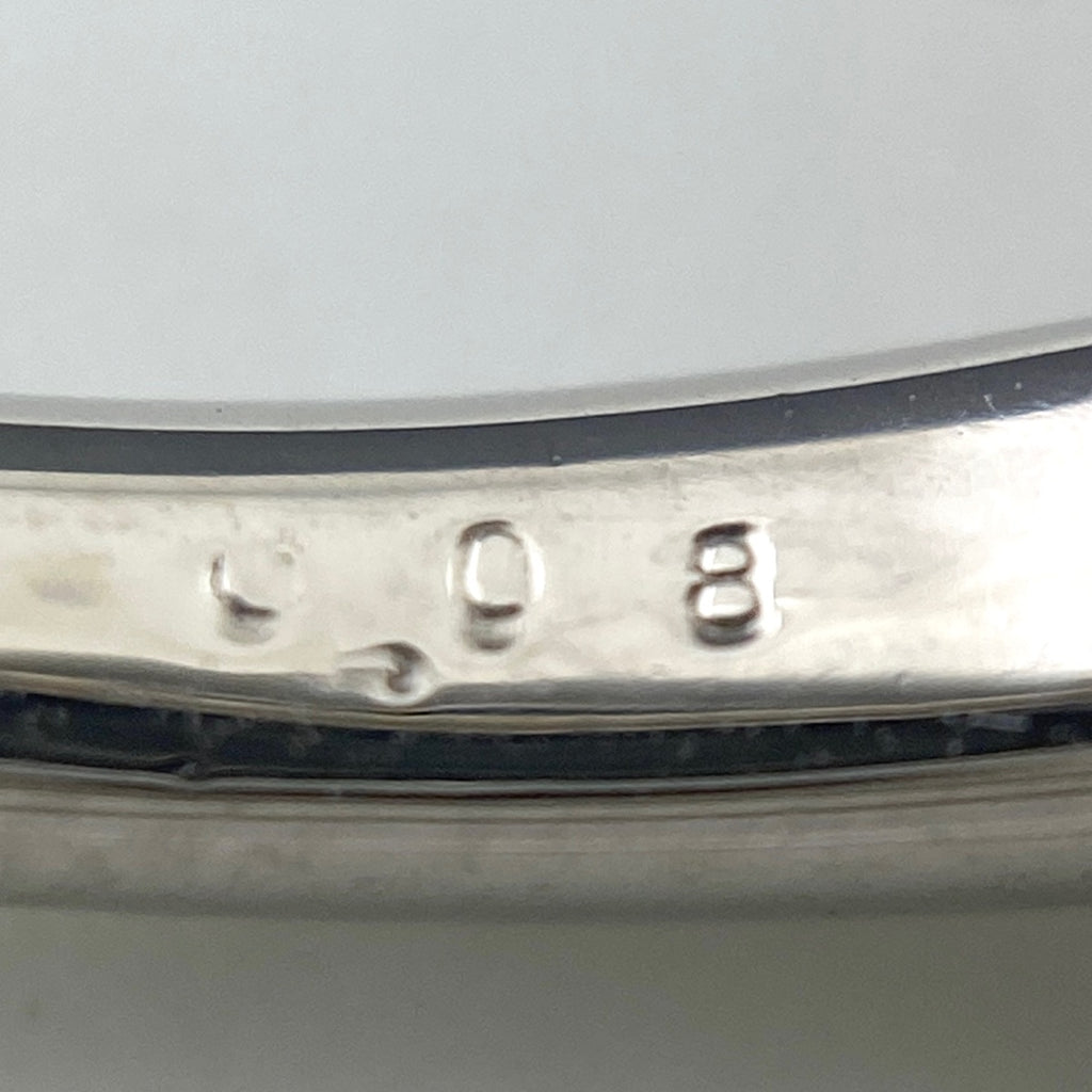 サファイア デザインリング プラチナ メレダイヤ 指輪 リング 11.5号 Pt900 ダイヤモンド レディース 【中古】nbjwl