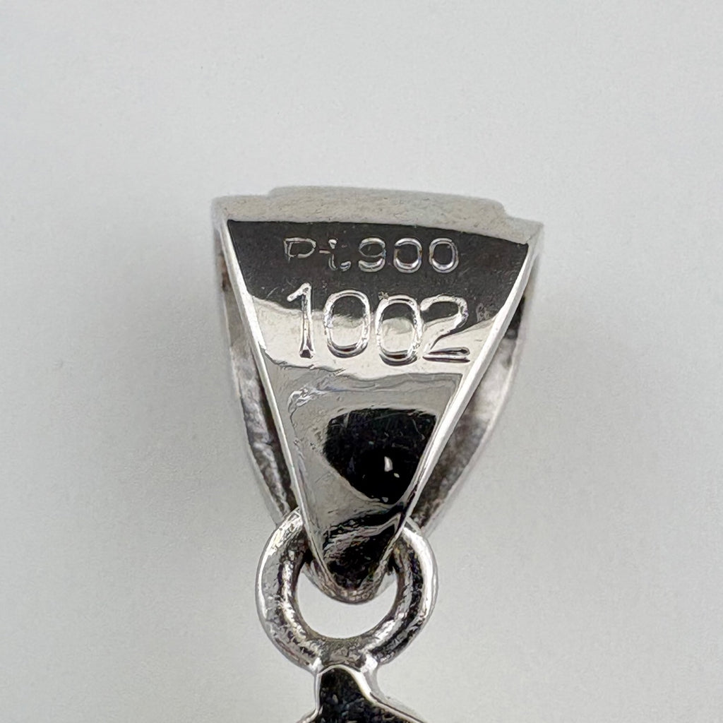 フラワーモチーフ ペンダントトップ プラチナ メレダイヤ 花 ペンダントトップ Pt900 ダイヤモンド レディース 【中古】nbjwl