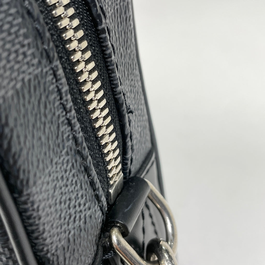 ルイ・ヴィトン ポシェット カサイ クラッチバッグ セカンドバッグ ダミエグラフィット ノワール(ブラック) N41664 メンズ 【中古】brbag