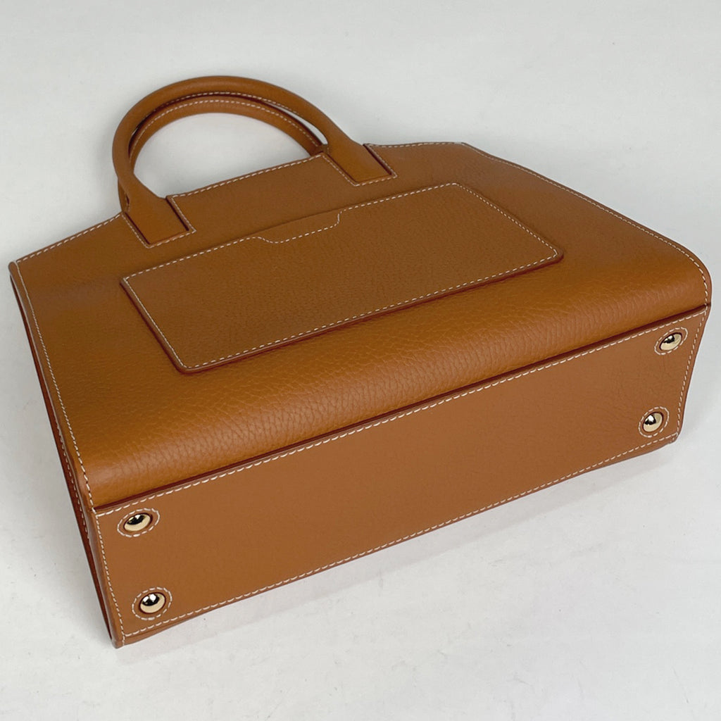 バーバリー ロゴ ハンドバッグ TB 2WAY ショルダーバッグ ハンドバッグ レザー ブラウン レディース 【中古】brbag