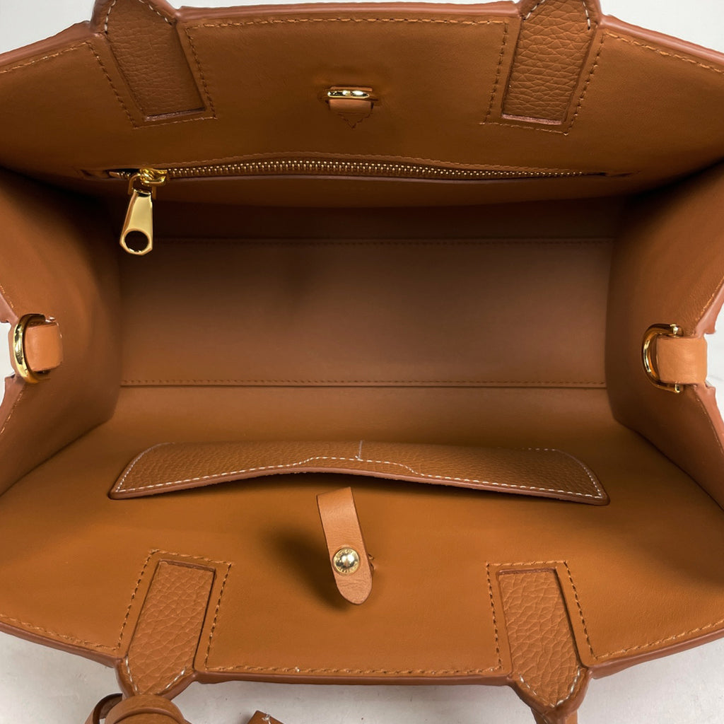 バーバリー ロゴ ハンドバッグ TB 2WAY ショルダーバッグ ハンドバッグ レザー ブラウン レディース 【中古】brbag