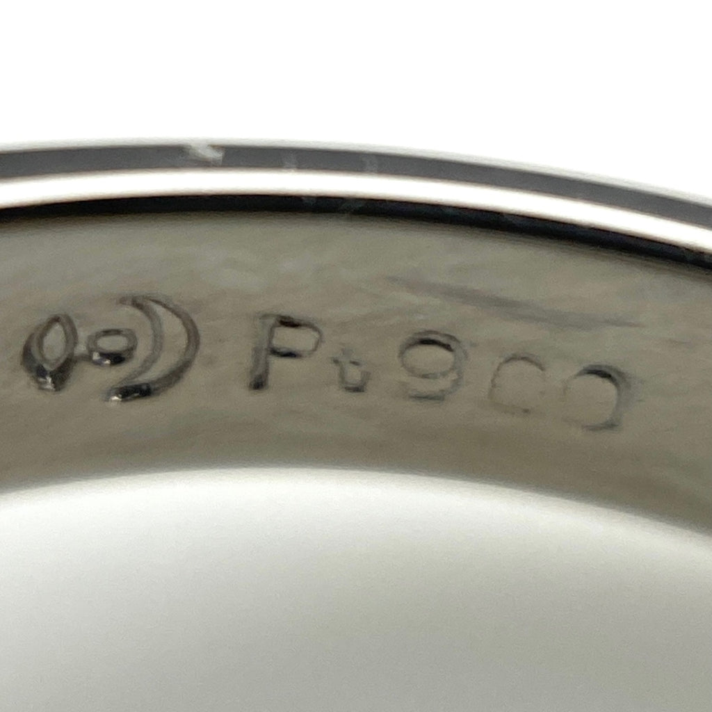 タサキ パール デザインリング プラチナ 指輪 メレダイヤ 真珠 リング 11号 Pt900 パール ダイヤモンド レディース 【中古】brjwl