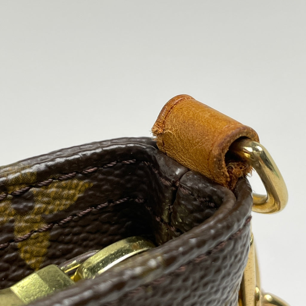 ルイ・ヴィトン パルティシオン ハンドバッグ リストレット アクセサリーポーチ モノグラム ブラウン M51901 レディース 【中古】brbag