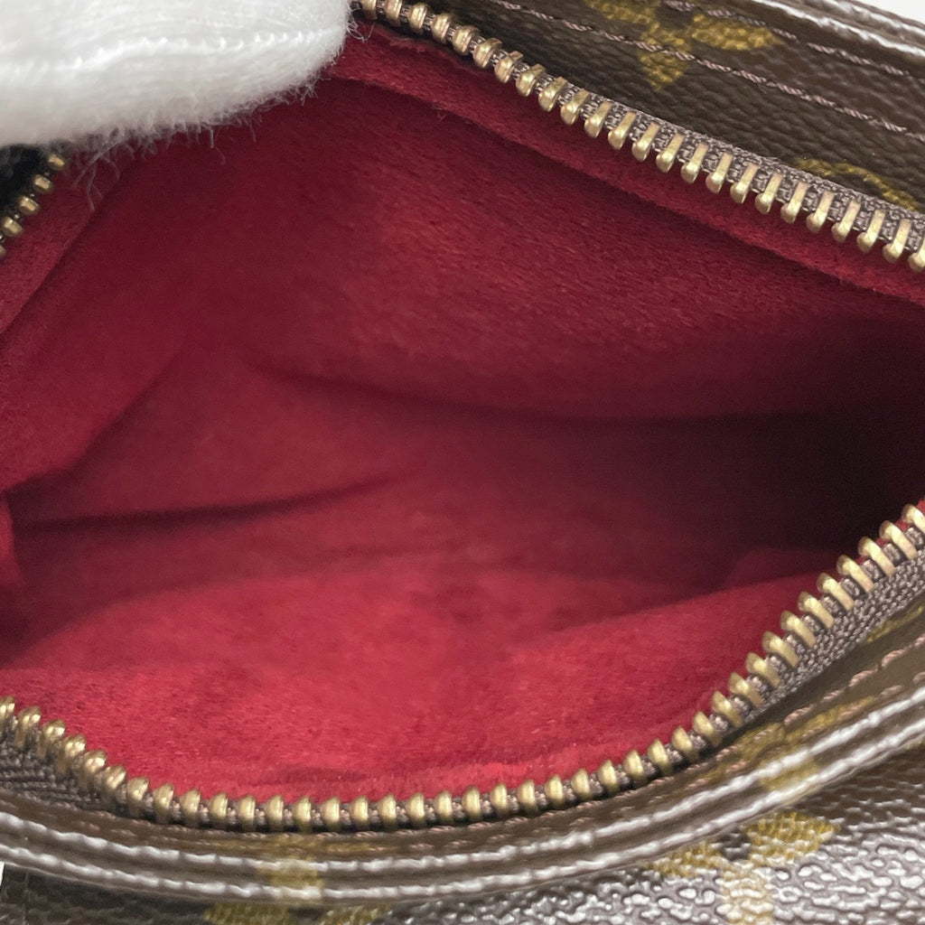 ルイ・ヴィトン パルティシオン ハンドバッグ リストレット アクセサリーポーチ モノグラム ブラウン M51901 レディース 【中古】brbag