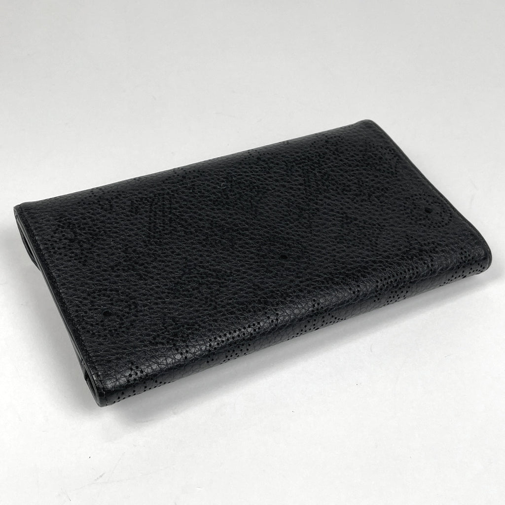 ルイ・ヴィトン ポルトフォイユ アメリア パンチング 長財布 モノグラムマヒナ ノワール(ブラック) M95549 レディース 【中古】brbag