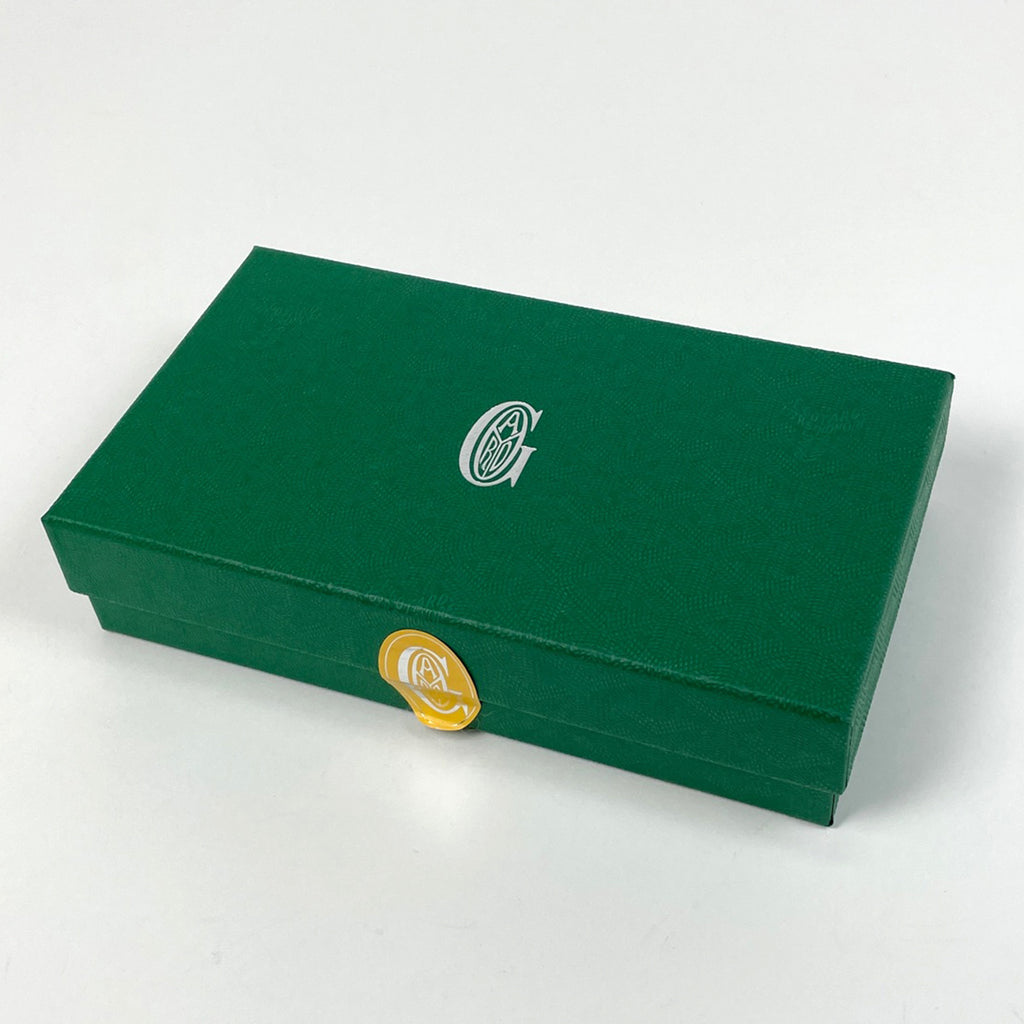 ゴヤール インサートルイーズ カードケース 長財布 コーティングキャンバス イエロー レディース 【中古】brbag