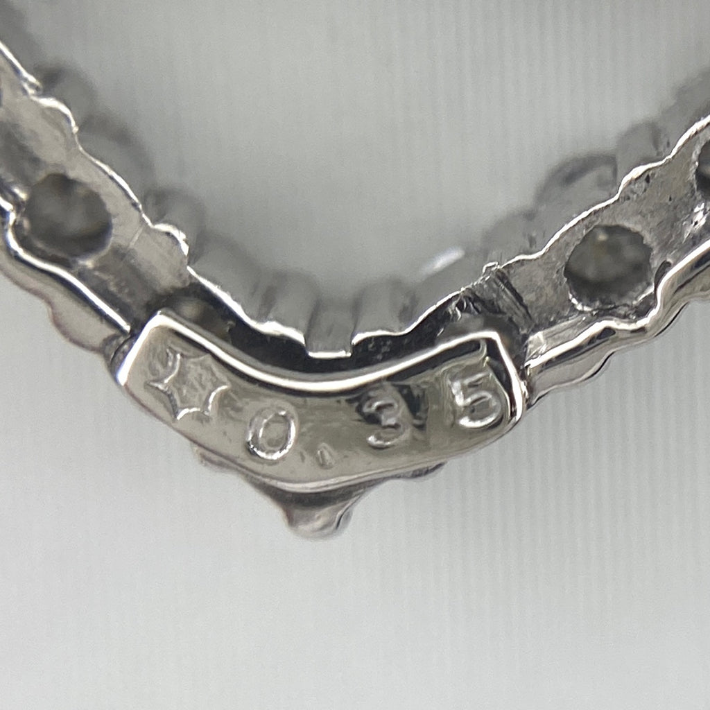 ハートモチーフ ネックレス プラチナ メレダイヤ ペンダント ネックレス Pt900 Pt850 ダイヤモンド レディース 【中古】nbjwl