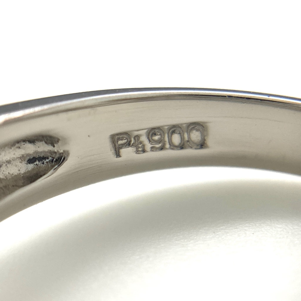 メレダイヤ デザインリング プラチナ 指輪 リング 11.5号 Pt900 ダイヤモンド レディース 【中古】nbjwl