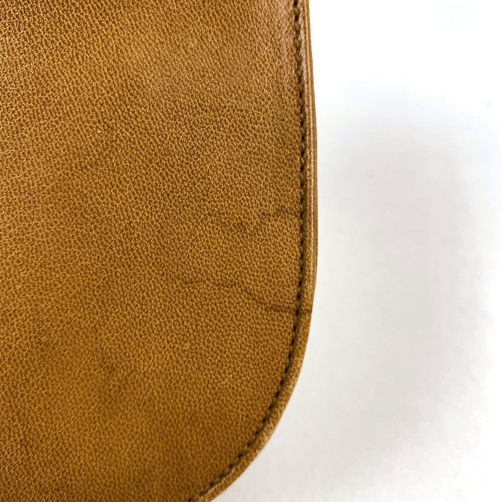 プラダ ロゴ ショルダーバッグ ワンショルダー チェーン ショルダーバッグ レザー ブラウン レディース 【中古】brbag