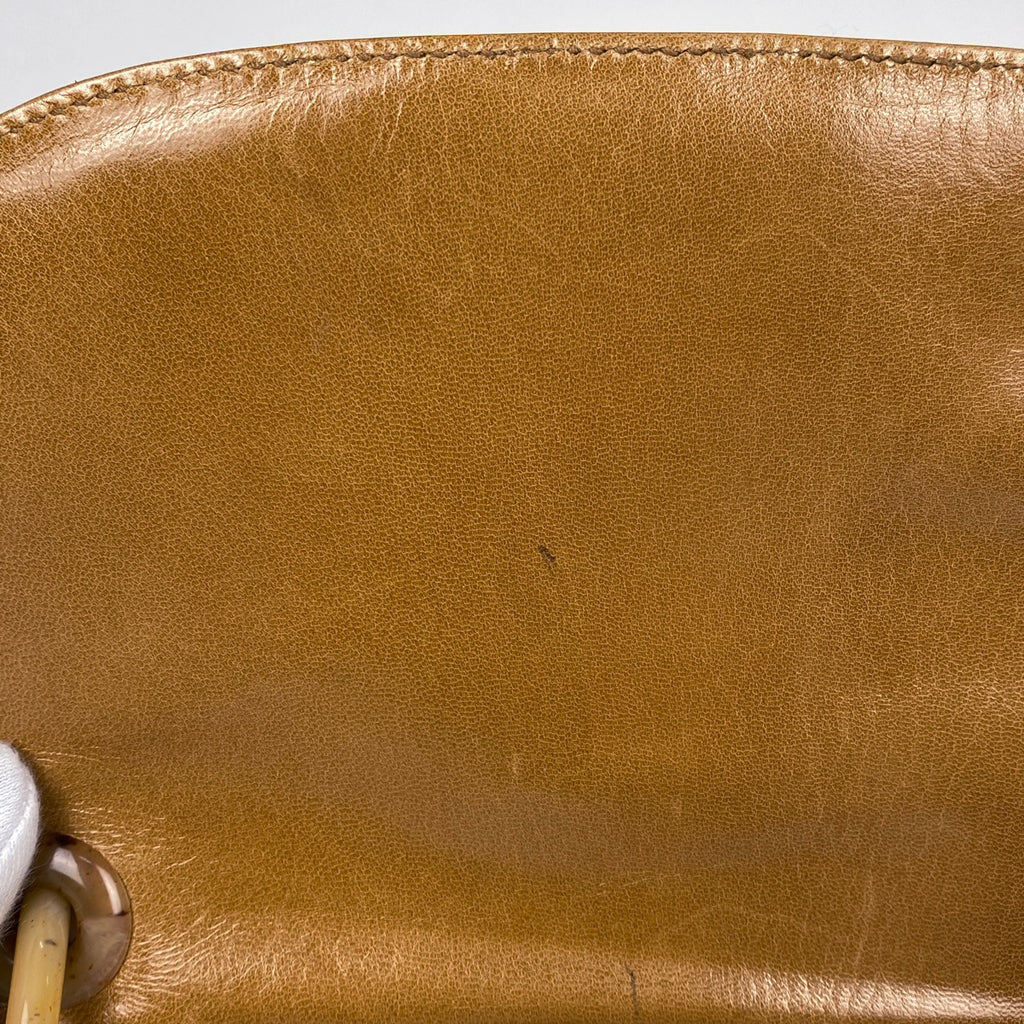 プラダ ロゴ ショルダーバッグ ワンショルダー チェーン ショルダーバッグ レザー ブラウン レディース 【中古】brbag