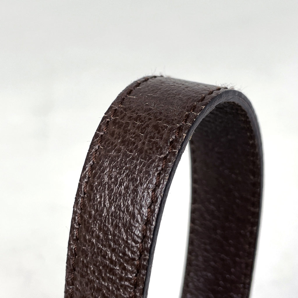 ブルガリ ビーゼロワン ハンドバッグ 筒型 ロゴマニア ショルダーバッグ ハンドバッグ キャンバス ブラウン レディース 【中古】brbag