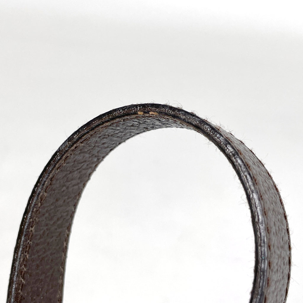 ブルガリ ビーゼロワン ハンドバッグ 筒型 ロゴマニア ショルダーバッグ ハンドバッグ キャンバス ブラウン レディース 【中古】brbag