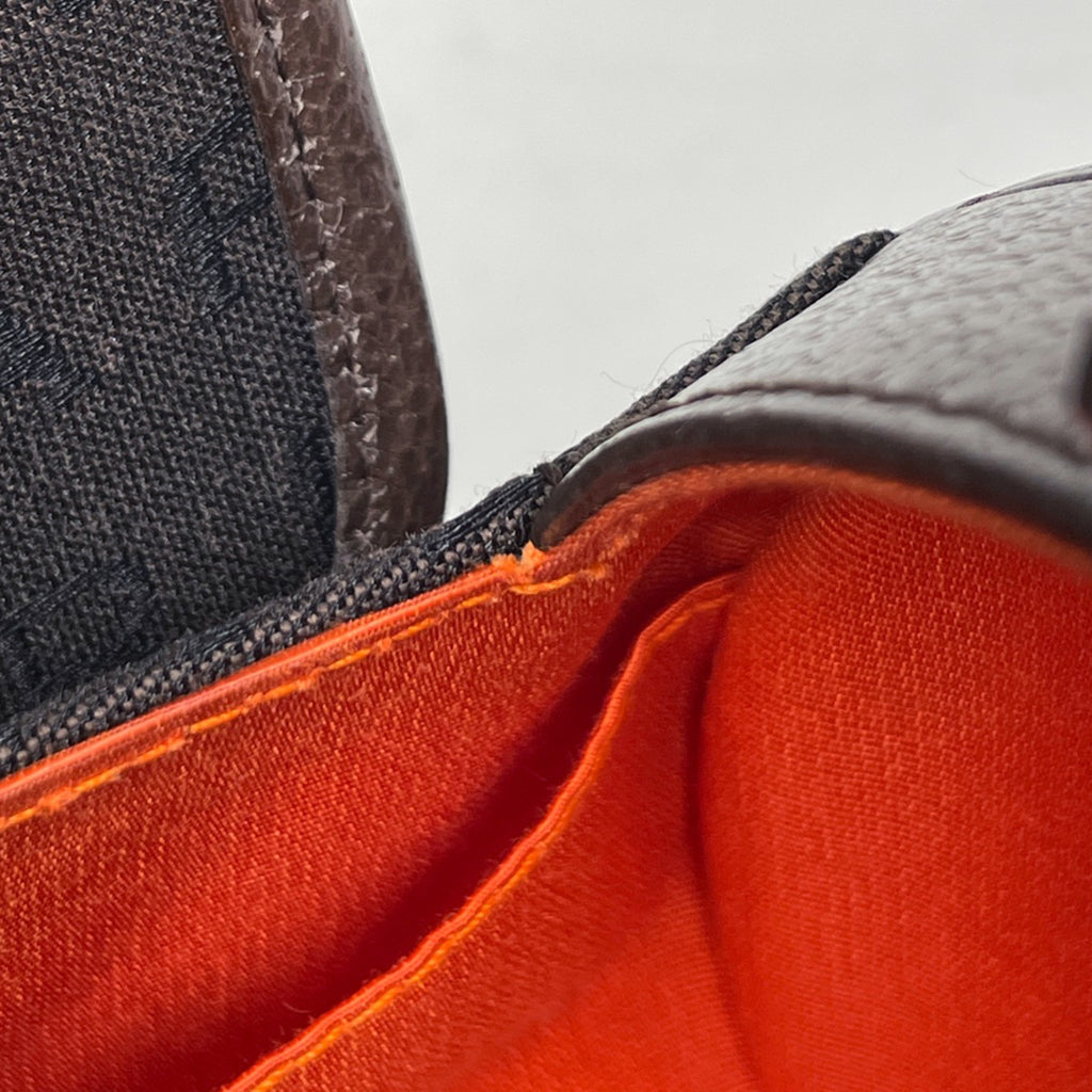 ブルガリ ビーゼロワン ハンドバッグ 筒型 ロゴマニア ショルダーバッグ ハンドバッグ キャンバス ブラウン レディース 【中古】brbag