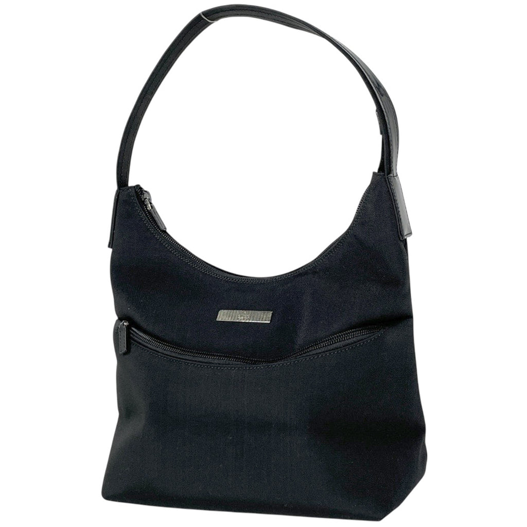 グッチ ロゴ ショルダーバッグ ワンショルダー ショルダーバッグ ナイロン ブラック 0018886 レディース 【中古】brbag