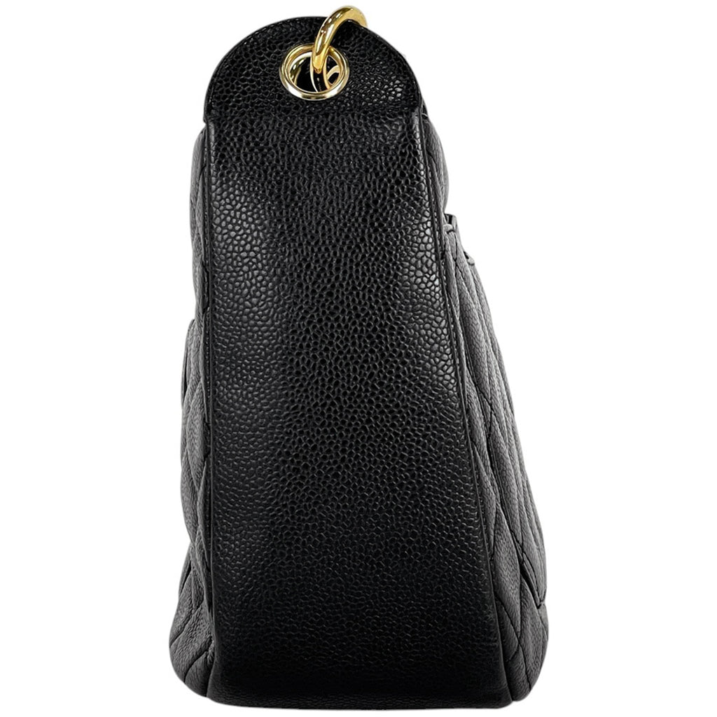 シャネル ココマーク チェーン ショルダーバッグ ワンショルダーマトラッセ ショルダーバッグ キャビアスキン ブラック レディース 【中古】brbag