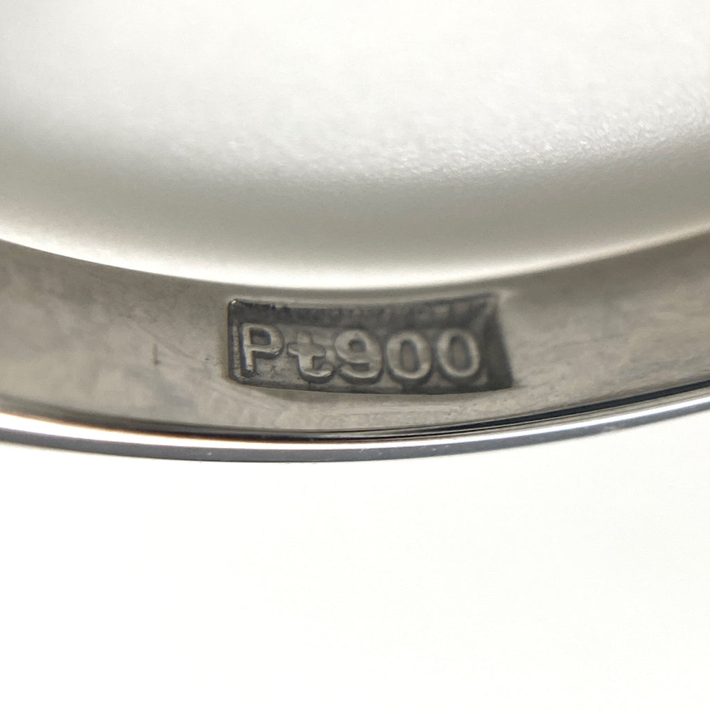 エメラルド デザインリング プラチナ メレダイヤ 指輪 リング 12号 Pt900 エメラルド ダイヤモンド レディース 【中古】nbjwl