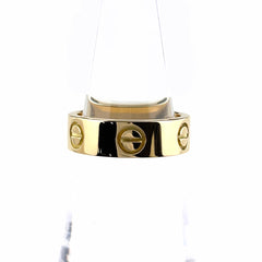 カルティエ ラブ リング YG イエローゴールド 指輪 リング 10号 750 レディース 【中古】brjwl