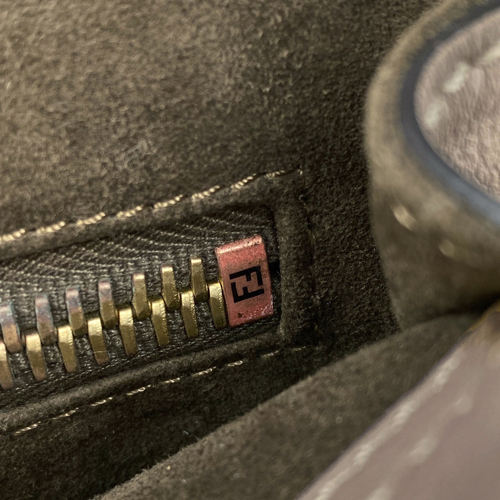 フェンディ ピーカブー ハンドバッグ 2WAY ショルダーバッグ グレージュ ハンドバッグ レザー ベージュ 8BN290 レディース 【中古】brbag