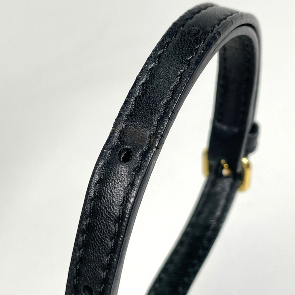 フェンディ ピーカブー ミニ ハンドバッグ 2WAY ショルダーバッグ ハンドバッグ レザー ブラック 8BN244 レディース 【中古】brbag