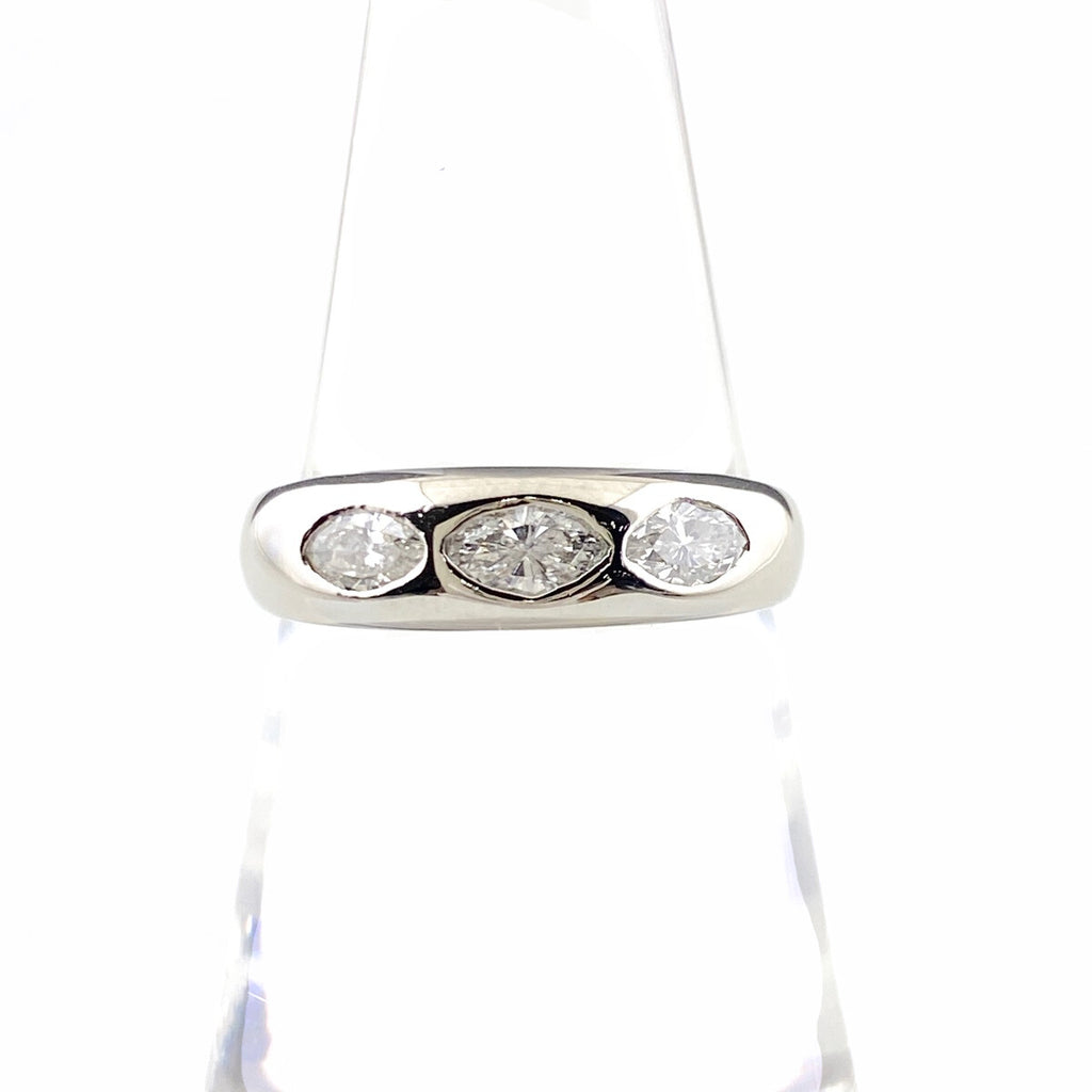 メレダイヤ デザインリング プラチナ 指輪 リング 11.5号 Pt900 ダイヤモンド レディース 【中古】nbjwl