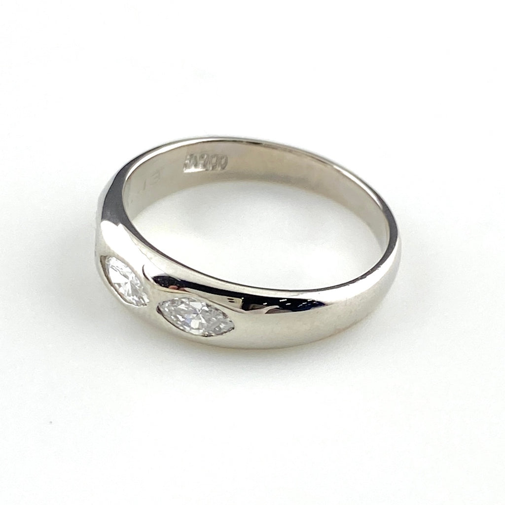 メレダイヤ デザインリング プラチナ 指輪 リング 11.5号 Pt900 ダイヤモンド レディース 【中古】nbjwl