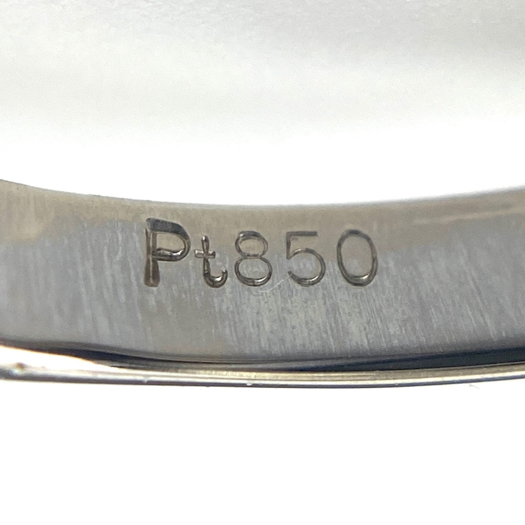 メレダイヤ デザインリング プラチナ 指輪 リング 10号 Pt850 ダイヤモンド レディース 【中古】nbjwl