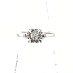 メレダイヤ デザインリング プラチナ 指輪 リング 13.5号 Pt900 ダイヤモンド レディース 【中古】nbjwl