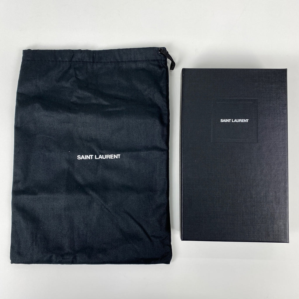 イヴ・サンローラン ロゴ 二つ折り 長財布 小銭入れ 札入れ 長財布 レザー ピンク 414567 レディース 【中古】brbag