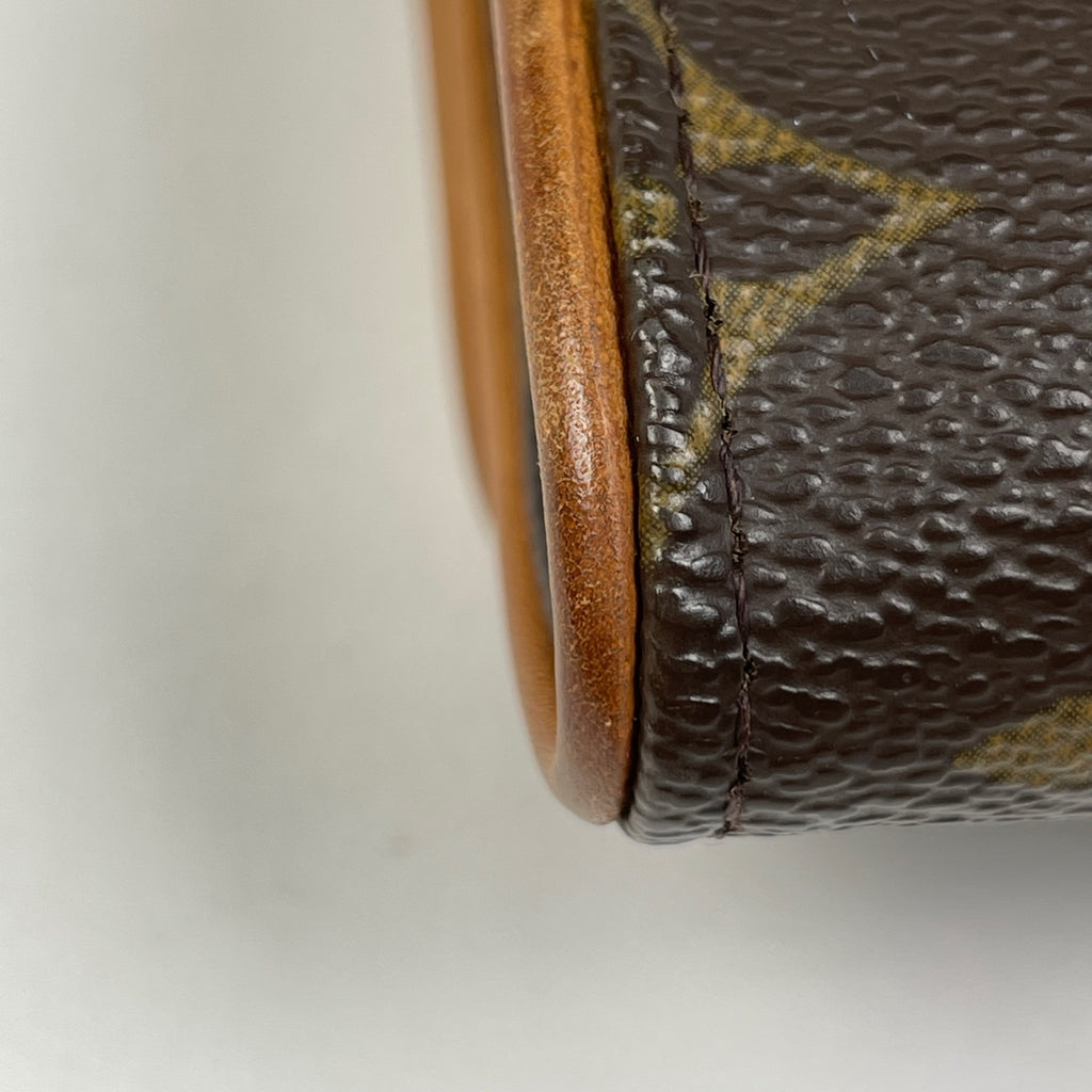 ルイ・ヴィトン ポシェットツイン GM クラッチバッグ 2WAY ショルダーバッグ モノグラム ブラウン M51852 レディース 【中古】brbag