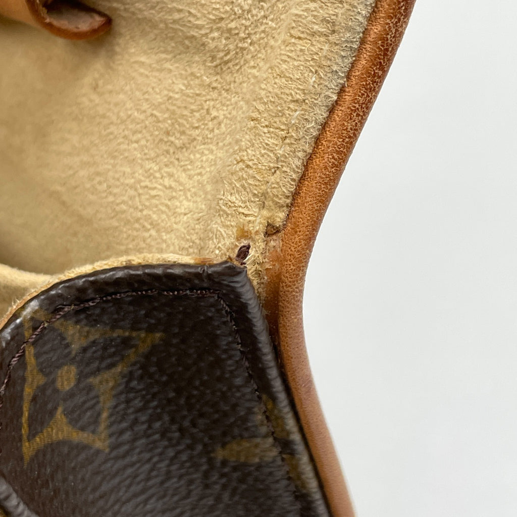 ルイ・ヴィトン ポシェットツイン GM クラッチバッグ 2WAY ショルダーバッグ モノグラム ブラウン M51852 レディース 【中古】brbag