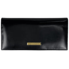 グッチ ロゴ 二つ折り 長財布 035211718240 メンズ 長財布 レザー ブラック レディース 【中古】brbag