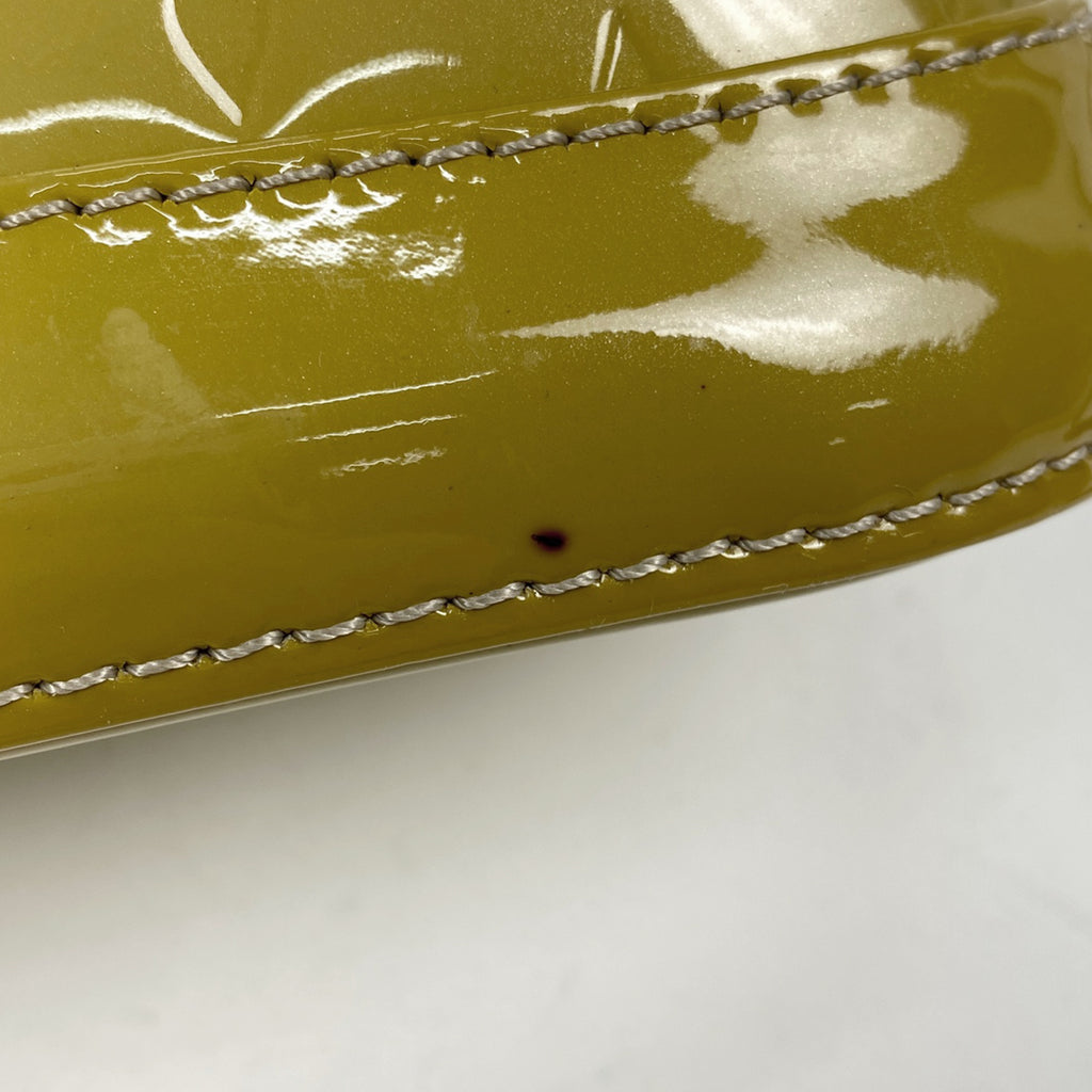 ルイ・ヴィトン アルマ BB エナメル 2WAY ショルダーバッグ ハンドバッグ モノグラムヴェルニ ヴェールオリーヴ M91584 レディース 【中古】brbag