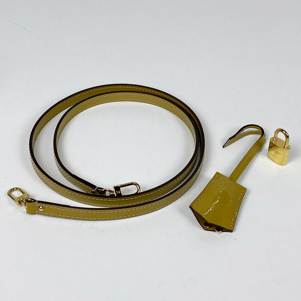 ルイ・ヴィトン アルマ BB エナメル 2WAY ショルダーバッグ ハンドバッグ モノグラムヴェルニ ヴェールオリーヴ M91584 レディース 【中古】brbag