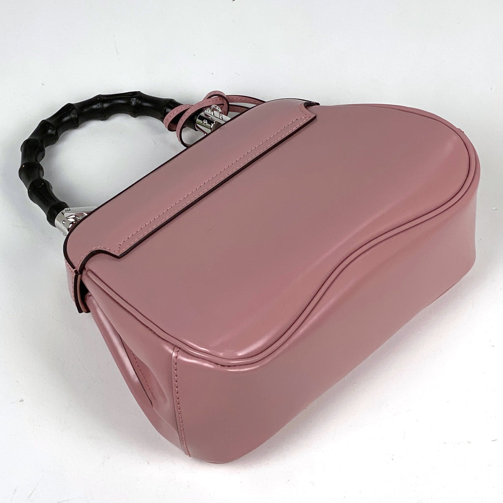 グッチ バンブー ハンドバッグ 2WAY ショルダーバッグ レディロック ハンドバッグ レザー ピンク 353522 レディース 【中古】brbag