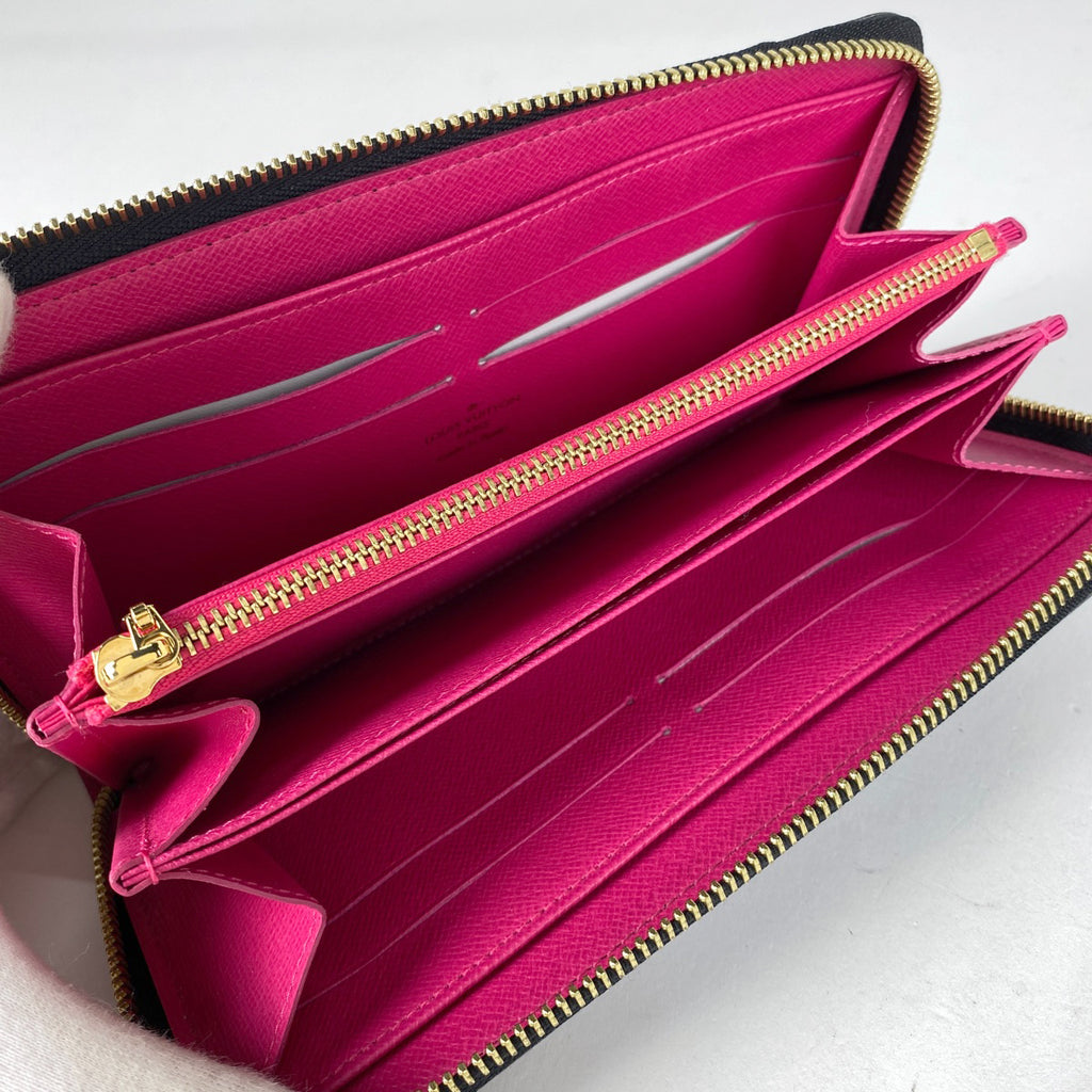 ルイ・ヴィトン ジッピーウォレット ラウンドファスナー 長財布 モノグラムマルチカラー ノワール(ブラック) グルナード(ピンク) M60243 レディース 【中古】brbag