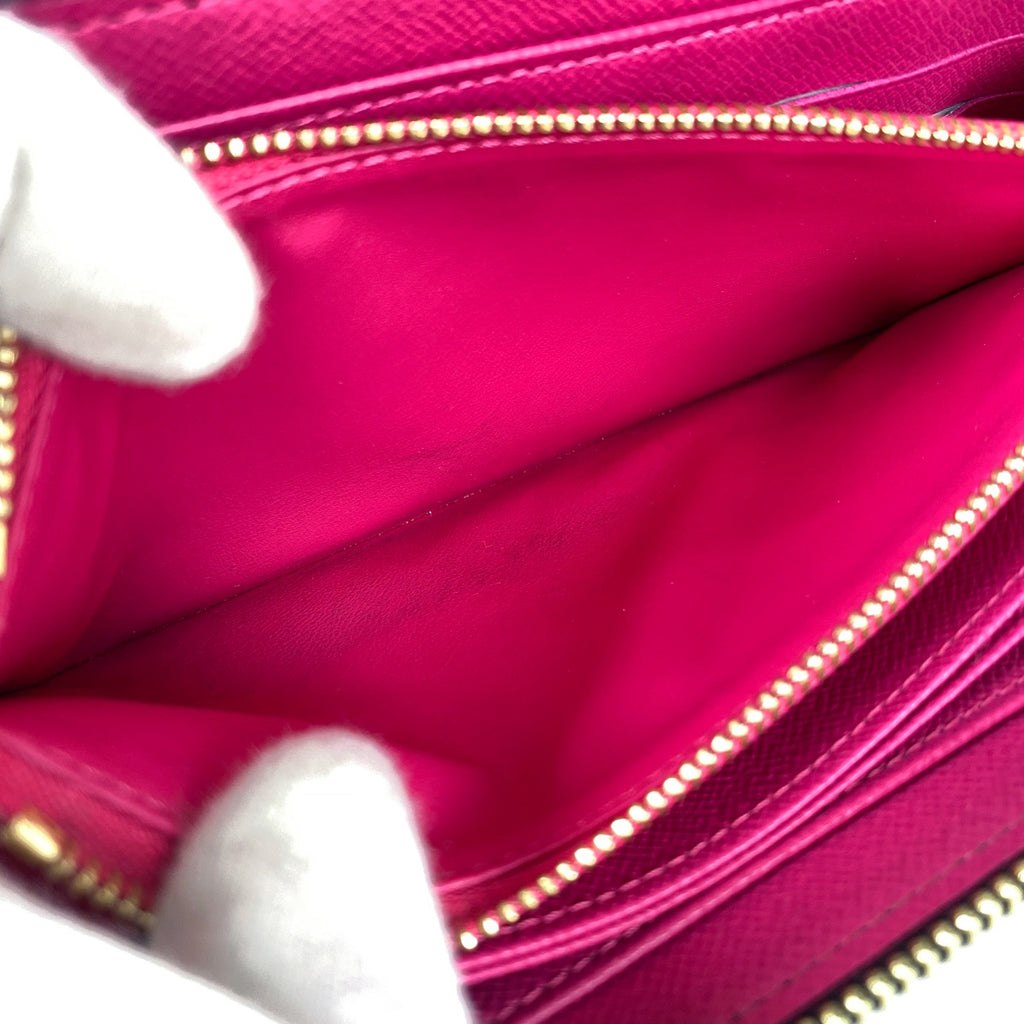 ルイ・ヴィトン ジッピーウォレット ラウンドファスナー 長財布 モノグラムマルチカラー ノワール(ブラック) グルナード(ピンク) M60243 レディース 【中古】brbag