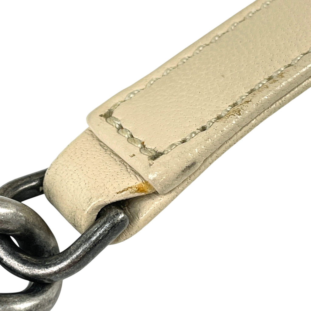 シャネル ココマーク チェーン ショルダーバッグ ハンドバッグ マトラッセ カンボン ロゴ ショルダーバッグ レザー ライトベージュ レディース 【中古】brbag